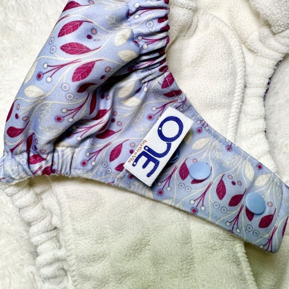 Grovia One All In One Diaper Waverly Purple Pattern Excellent - Picture 5 of 5